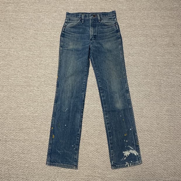 WRANGLER 90's usa made painting denim