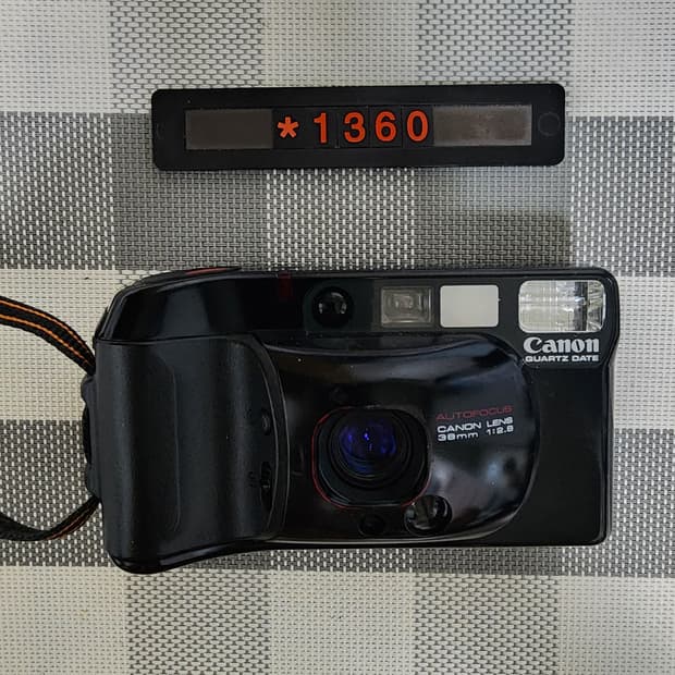 캐논 오토보이 3 데이터백 필름카메라