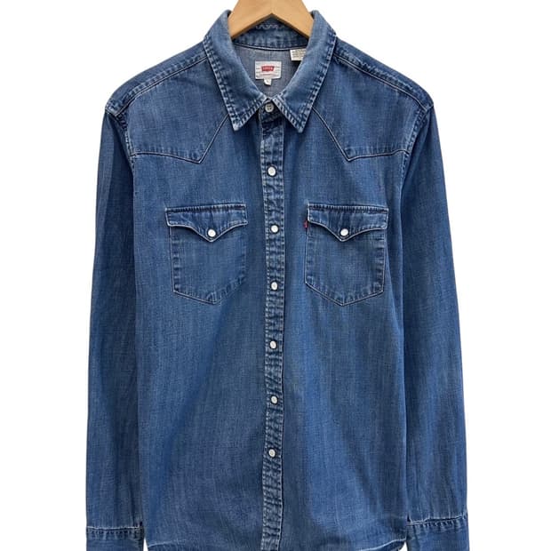 리바이스 샴브레이 셔츠 (L) 
