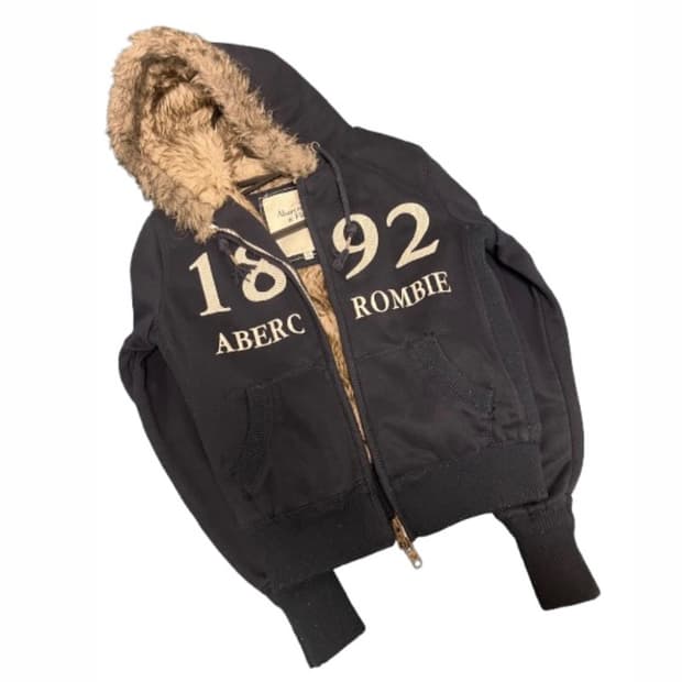 아베크롬비 퍼 후드집업