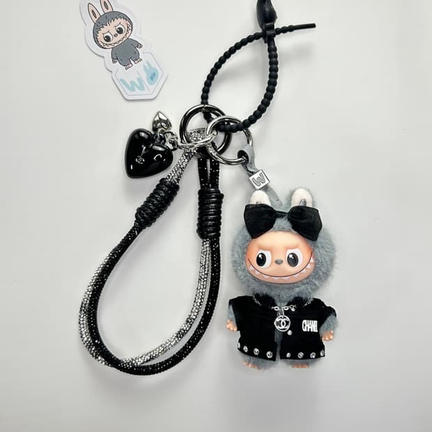 🐰미니라부부 내 마음속 비밀번호”W”커스텀키링