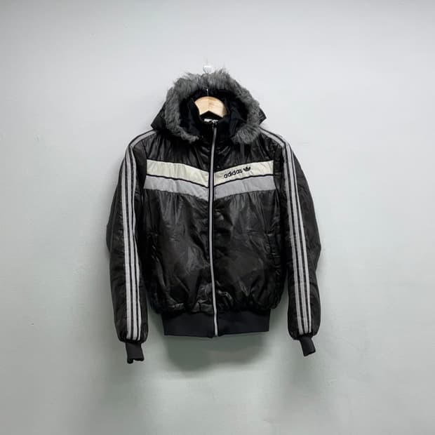 아디다스 y2k 빈티지 90s 봄버 패딩 자켓 
