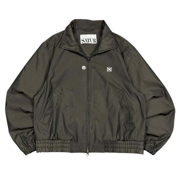 세터 올리브컬러 레체 투톤 블루종