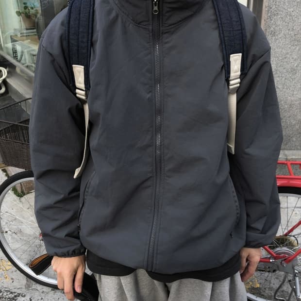 플리스 후리스 그레이 점퍼 오버핏 자켓 남성 남자 유니클로