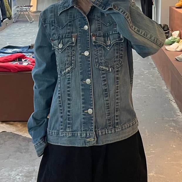 트루릴리젼 데님 트러커 자켓 H2221