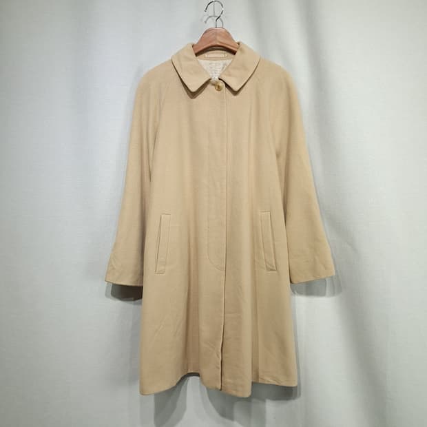 CN984W L 버버리 일본판 베이지 앙고라 블렌드 롱코트