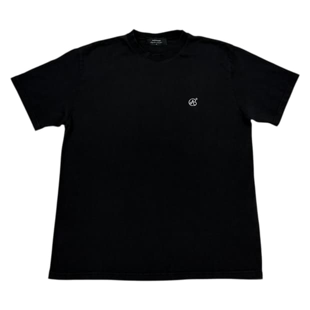 앤더슨벨 백로고 프린팅 반팔티 블랙 M