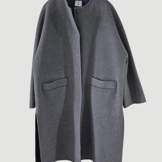 메종드제이 여자 울 롱코트 오버핏