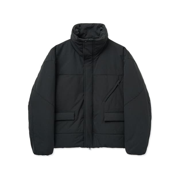 noun high neck padding jumper