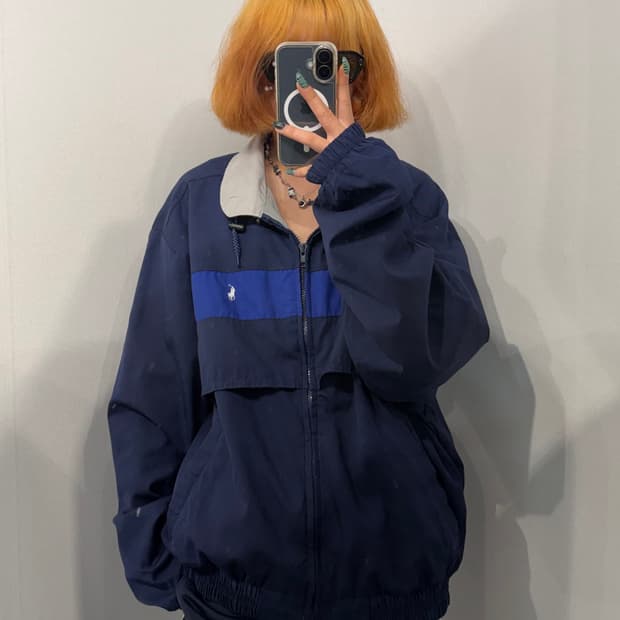 XL 폴로 랄프 로렌 빈티지 블루종 자켓 네이비