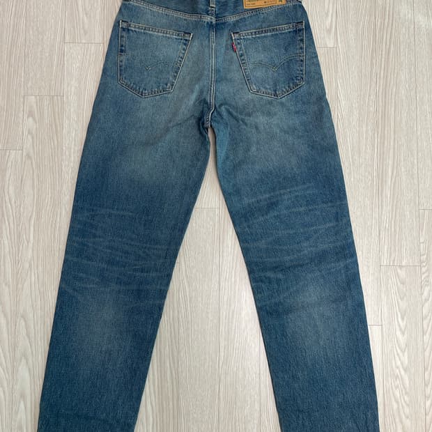 리바이스 x 바버 568 루즈 진 다크 워시 데님 32