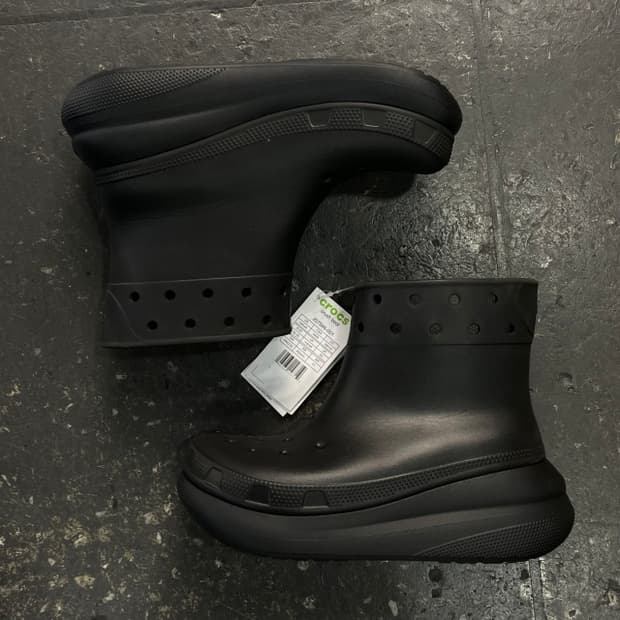 (새상품) 250 크록스 크러쉬 레인부츠