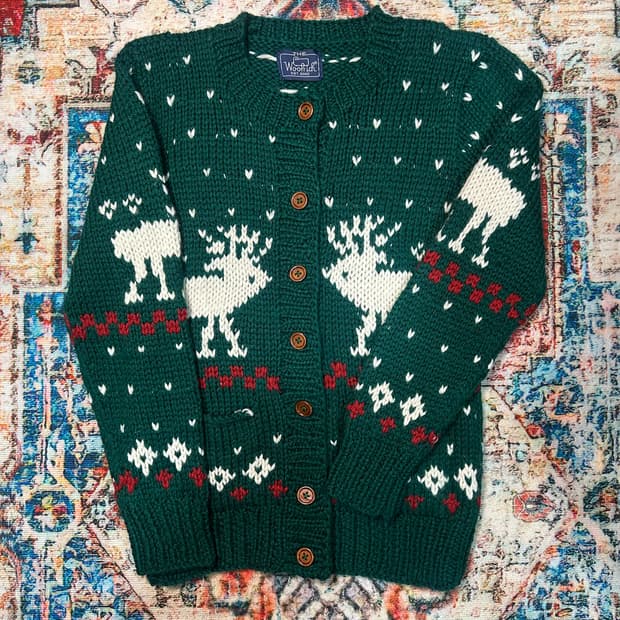 [XS] 00s 울리치 울 코위찬 니트 가디건