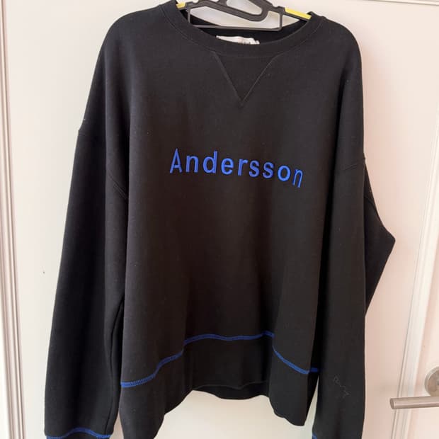 앤더슨벨 유니섹스 콘크라스트 스웻셔츠 