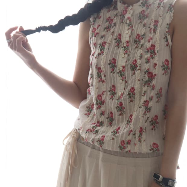 [Hysteric Glamour] Floral Lace Blouse