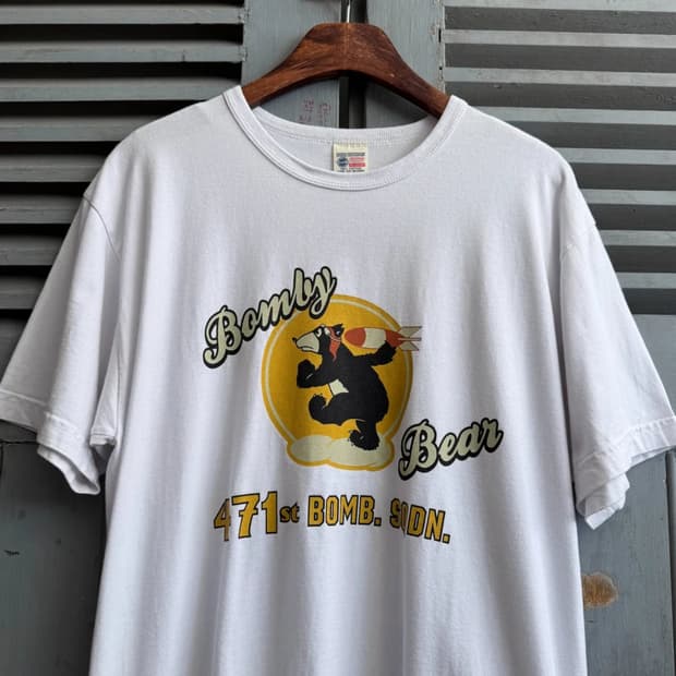 [XL]버즈릭슨 BOMB BEAR 그리즐리 티셔츠