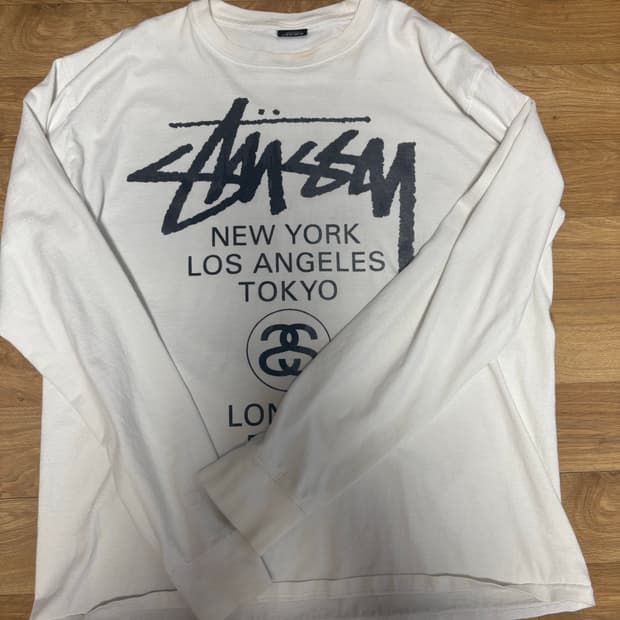 스투시 월드투어 롱슬리브 L