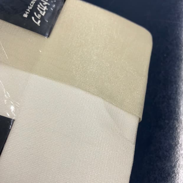 펄화이트 실키 쉬어 팬티 스타킹 