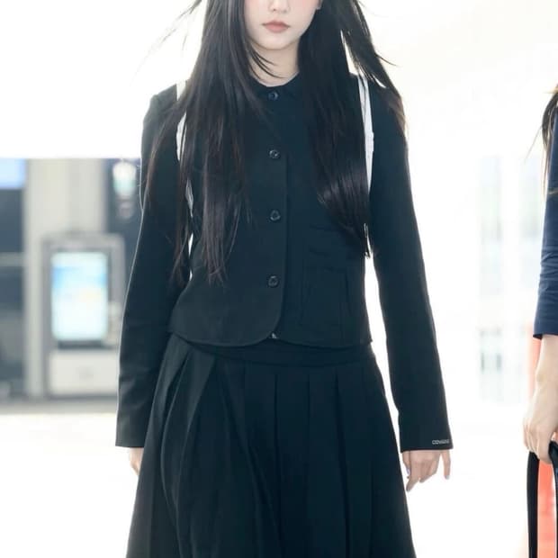 코이세이오 리본 자켓 블랙 2사이즈