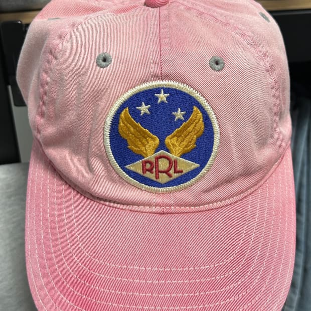 RRL 더블알엘 윙로고 볼캡 레드