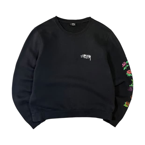 STÜSSY 스투시 플라워 스웻 맨투맨