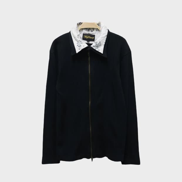 MAY CHAMP 플라워 넥 레이어드 집업 60645