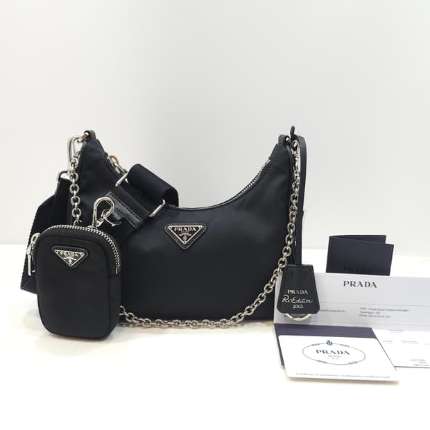 프라다 리에디션 2005 리나일론 호보백