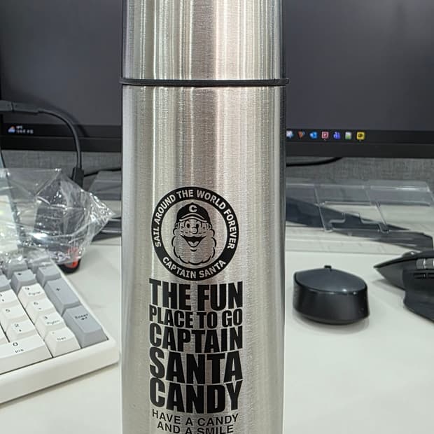 (미사용) 캡틴산타 텀블러 스텐 470ml