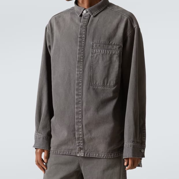 엔타이어스튜디오 허르큘린 셔츠 스톤 라이트 S사이즈