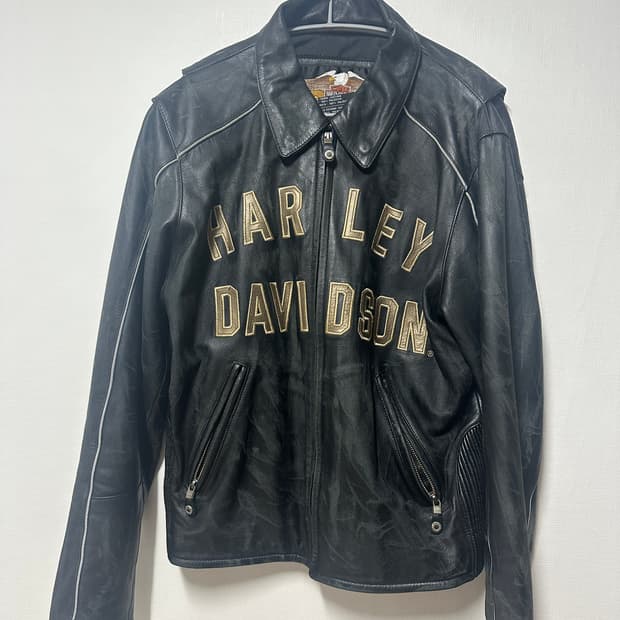 할리데이비슨 스톤워시드 100주년 싱글라이더 가죽자켓