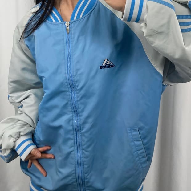 아디다스 올드스쿨 블루종 자켓