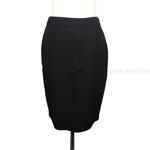 생존컬렉션 블랙 울 니트 스커트(4)