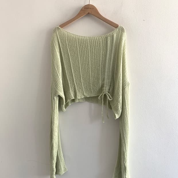 Summer shirring loose knit