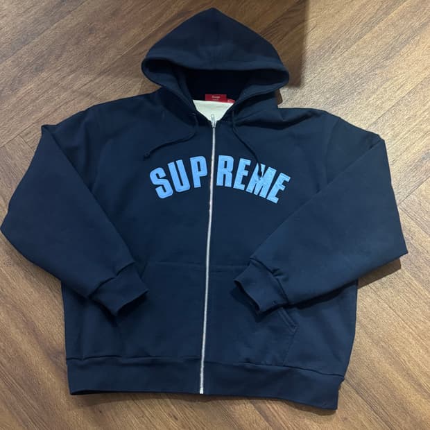 25FW 슈프림 후드집업 슈프림 아크써멀 라인드집업