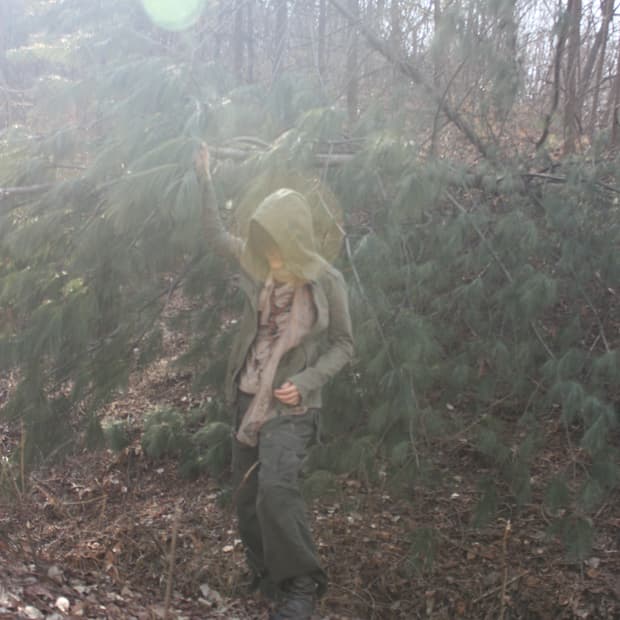 Moussy MILITARY LINE 에어포스 타입 후드 야상