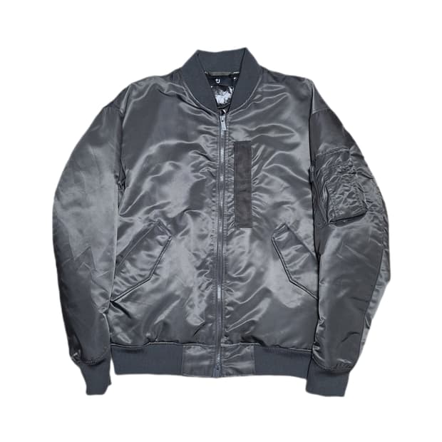 유니클로 질샌더 ma1 다운 자켓 그레이 2021