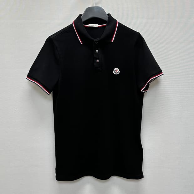 몽클레어 로고 패치 반팔 폴로셔츠 ( 66~77 )