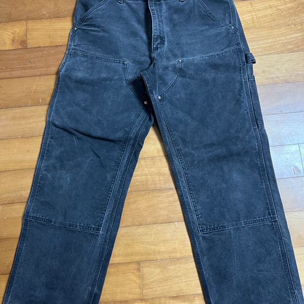 Rare) 90s carhartt 칼하트 더블니 blk 33x30