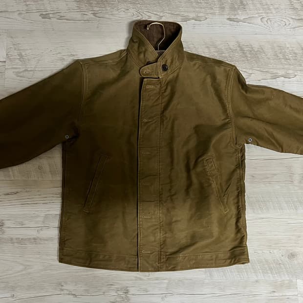 더블알엘 RRL 코듀로이 칼라 코튼 덱 재킷(m, 카키)