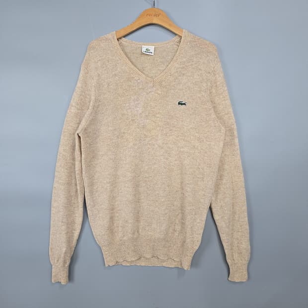 남성 라코스테 LACOSTE 울 브이넥 니트 4