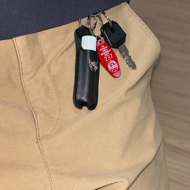 빈티지 키링 키체인