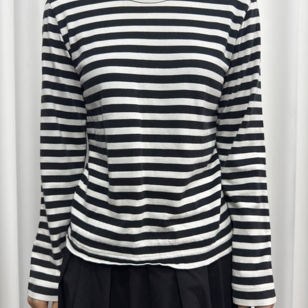 comme des garcons stripe top