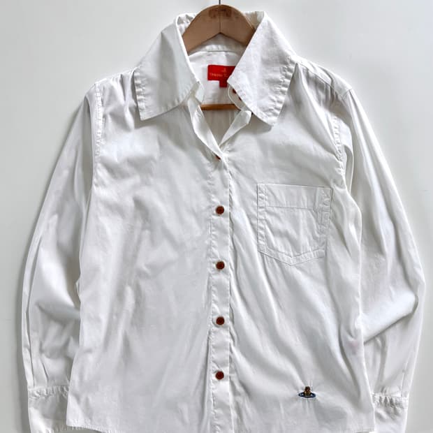 Vivienne Westwood 비비안웨스트우드 화이트 셔츠