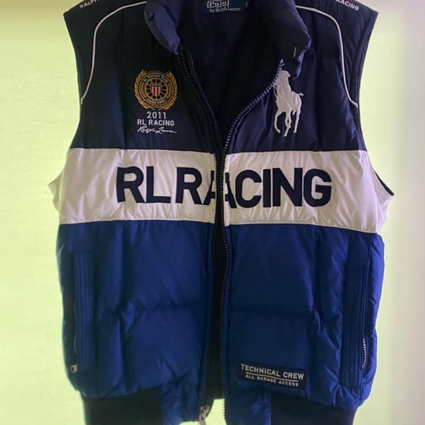 폴로랄프로렌 스포츠 레이싱 패딩 베스트