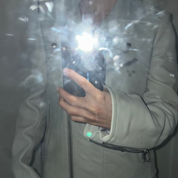 vintage leather jacket