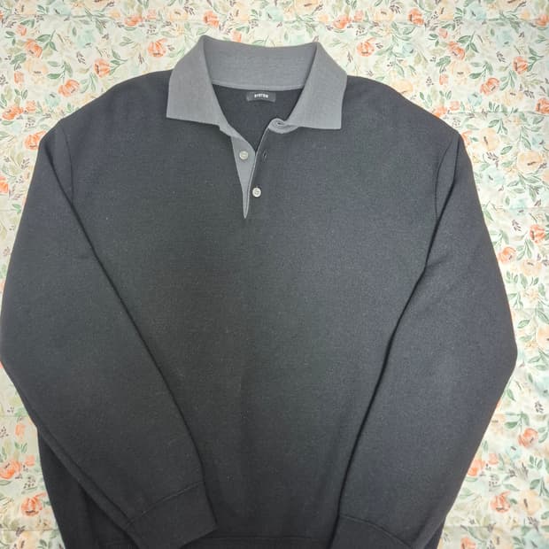 시스템옴므 카라배색니트 105