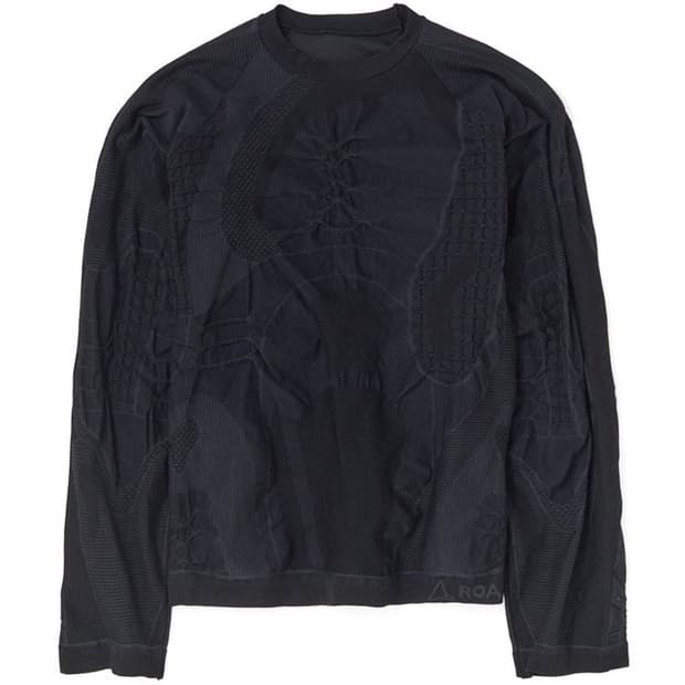 [L] ROA 오버사이즈 3D 니트 블랙