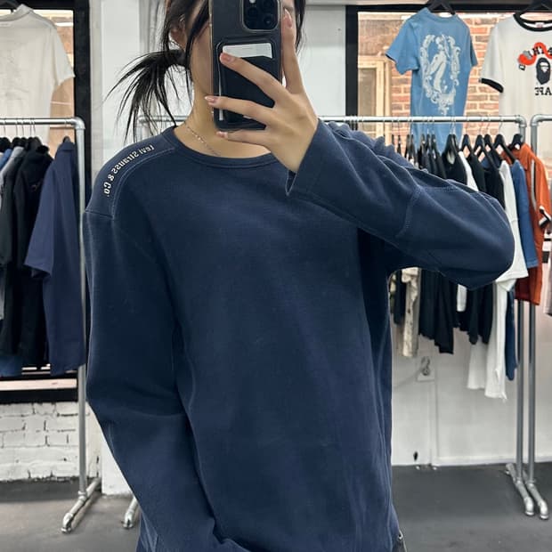 리바이스 와플 롱슬리브