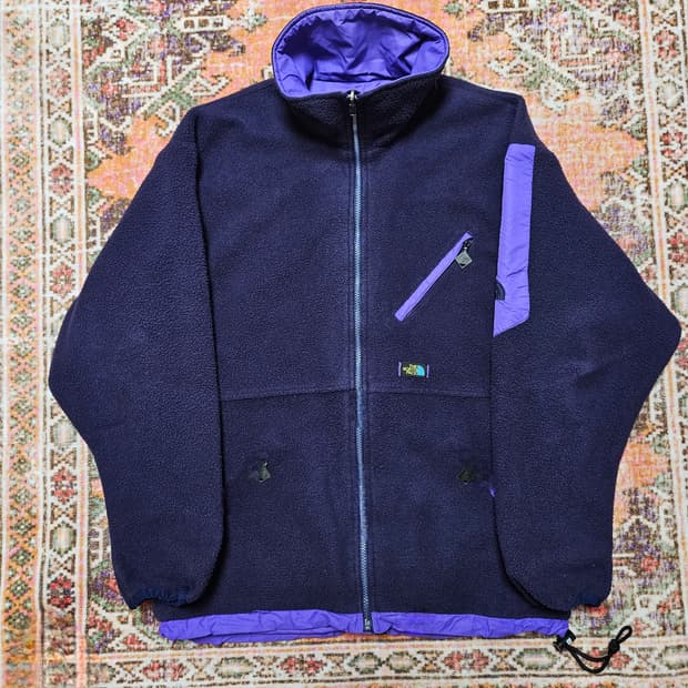 노스페이스 리버시블 플리스 자켓 / 90년대 빈티지