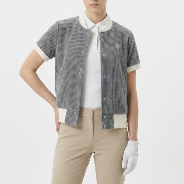 왁 골프 여성 코듀로이 방풍 자켓(1)